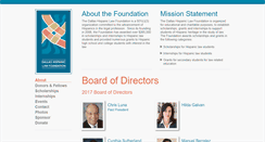 Desktop Screenshot of dallashispaniclawfoundation.com